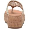 Lucky Brand Women’s Jaslene Platform Thong Sandal Wedge(Natural)