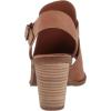 Lucky Brand Women’s Labradite Strappy Stack Heel Sandal Heeled(Latte)