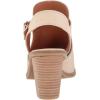 Lucky Brand Women’s Labradite Strappy Stack Heel Sandal Heeled(Stucco)