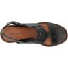 Lucky Brand Women’s Lemia Cut Out Sandal Heeled(Black)