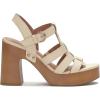 Lucky Brand womens Imana Platform High Heel Sandal(Vanilla)