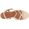 Lucky Brand womens Ismene Strappy High Heel Sandal(Vanilla)