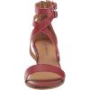 Lucky Brand womens Ressia Ankle Strap Sandal(Garnet)