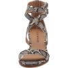 Lucky Brand womens Ressia Ankle Strap Sandal(Natural Snake)
