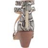 Lucky Brand womens Ressia Ankle Strap Sandal(Natural Snake)