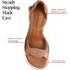 Lucky Brand womens Sarwa Ankle Strap Sandal(Natural)