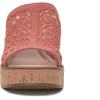 Lucky Brand womens Talvy Macrame Platform Sandal(Eco Red)