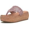 Lucky Brand Women’s Jaslene Platform Thong Sandal Wedge(Lilas)