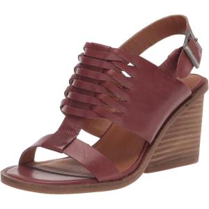 Lucky Brand Women’s Lemia Cut Out Sandal Heeled(Brownstone)