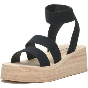Lucky Brand Women’s Samella Platform Sandal Wedge(Black)