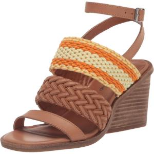 Lucky Brand womens Lissie Braided High Heel Sandal(Tan Sunflower)