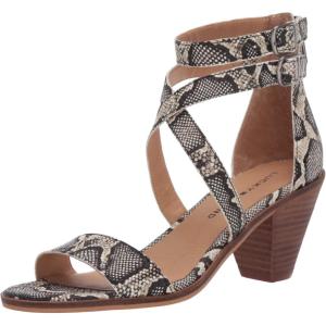 Lucky Brand womens Ressia Ankle Strap Sandal(Natural Snake)