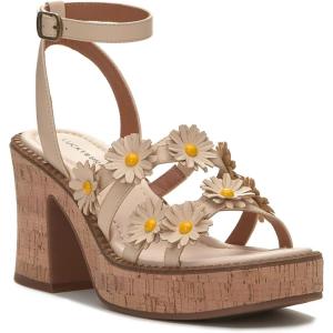 Lucky Brand womens Taiza Platform Sandal(Vanilla)