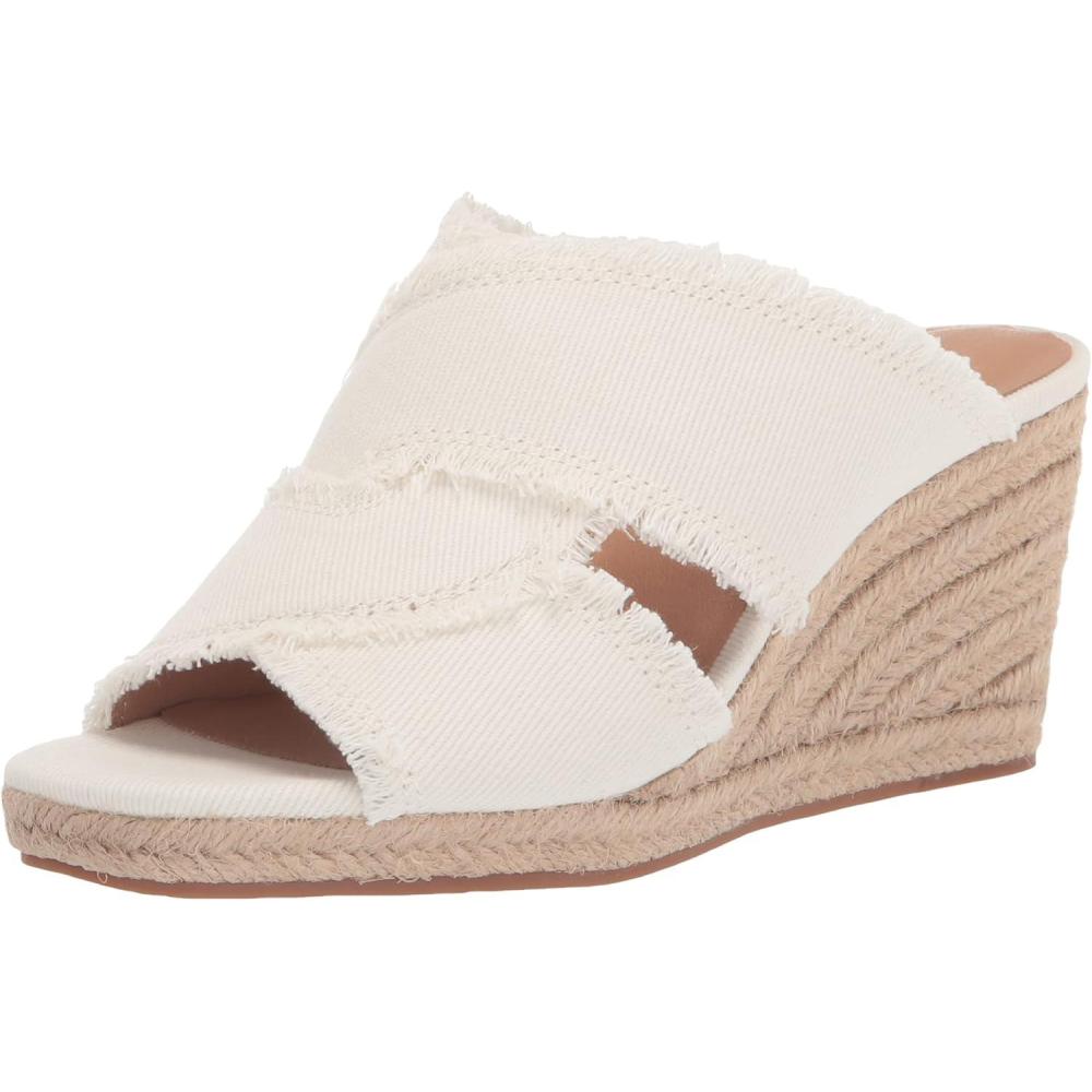 imageLucky Brand Womens Madgie Espadrille Wedge SandalWhite