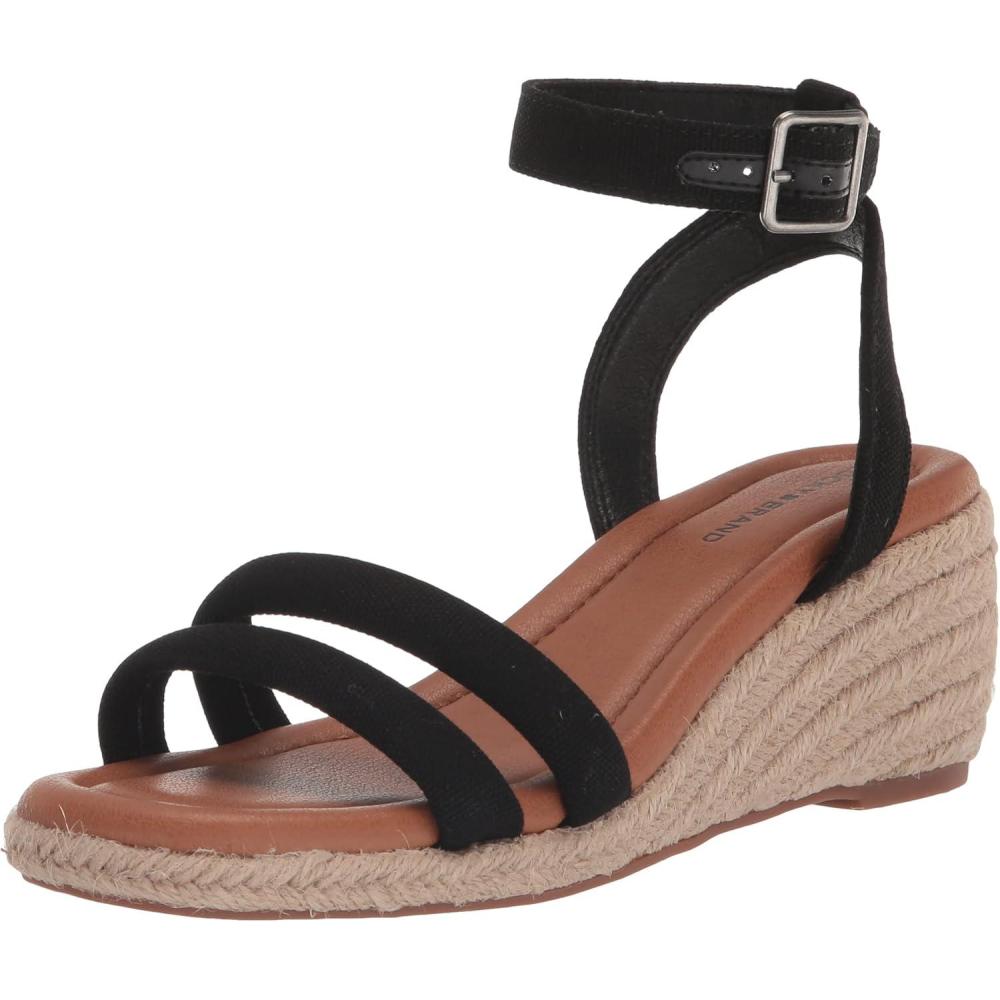 imageLucky Brand womens Nasli Espadrille Wedge SandalBlack