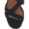 Lucky Brand womens Mytila Espadrille Wedge Sandal(Black)