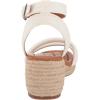 Lucky Brand womens Nasli Espadrille Wedge Sandal(White)