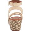 Lucky Brand womens Naylicia Braided Wedge SandalWedge Sandal(Vanilla)