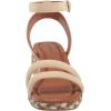 Lucky Brand womens Naylicia Braided Wedge SandalWedge Sandal(Vanilla)