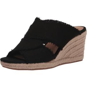 Lucky Brand Women’s Madgie Espadrille Wedge Sandal(Black)