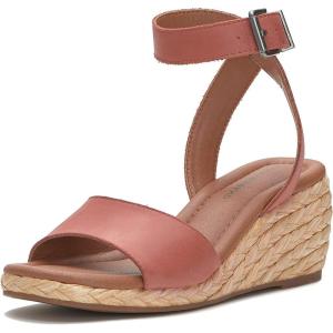 Lucky Brand womens Nalmo Espadrille Wedge Sandal(Eco Red)