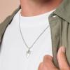 Lucky Brand Mens Arrowhead Necklace 22″”, Two-Tone 18k Gold and Silver Flash-Plated Arrowhead Pendant Necklace for Men, NF00792TL-22.NJ