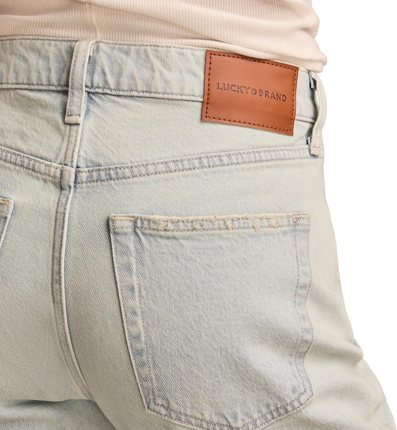 imageLucky Brand Womens 90s Loose Crop JeansGlaze Up Wash