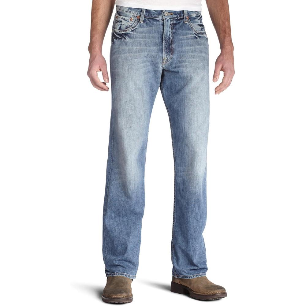 imageLucky Brand Mens 181 Relaxed Straight JeanOl Spy Plane