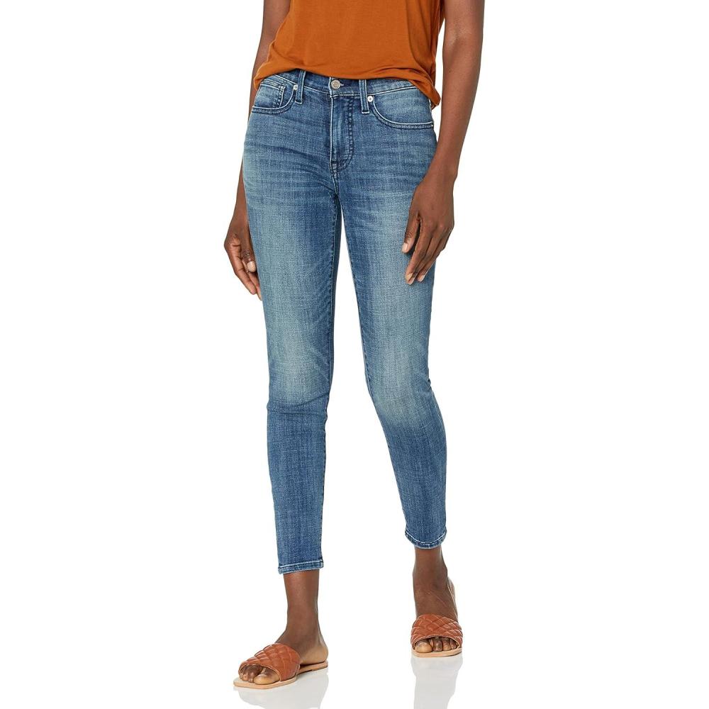 imageLucky Brand Womens High Rise Bridgette Straight Jean Bloom 31W X 29LCaboose