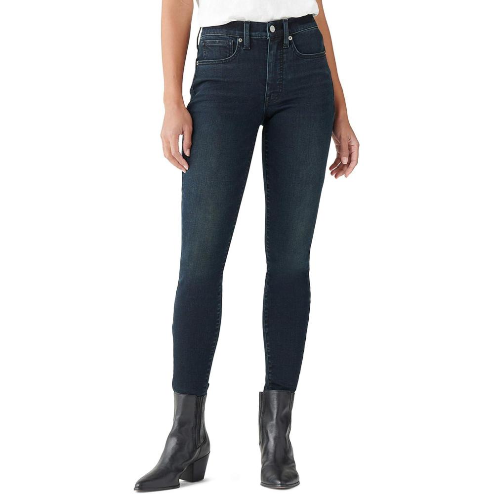 imageLucky Brand Womens High Rise Bridgette Straight Jean Bloom 31W X 29LSin City