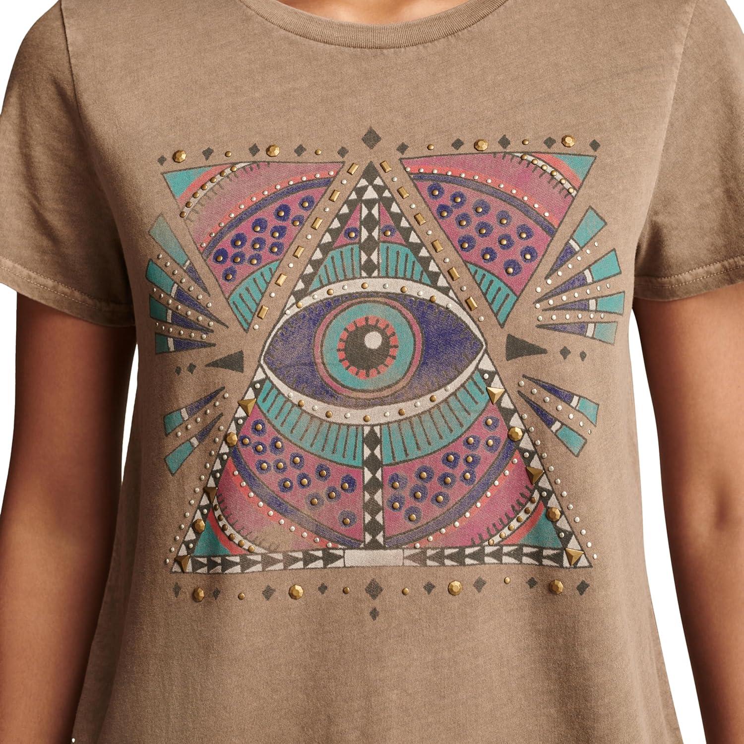 image:imageLucky Brand Womens Lucky Brand Classic Crew Neck TeeCub