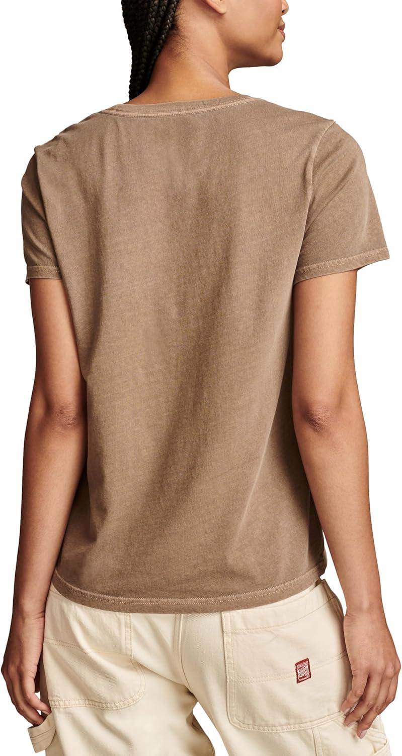 image:imageLucky Brand Womens Lucky Brand Classic Crew Neck TeeCub
