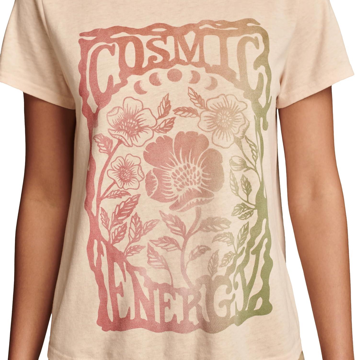 image:imageLucky Brand Womens Lucky Brand Classic Crew Neck TeeSmoke Gray