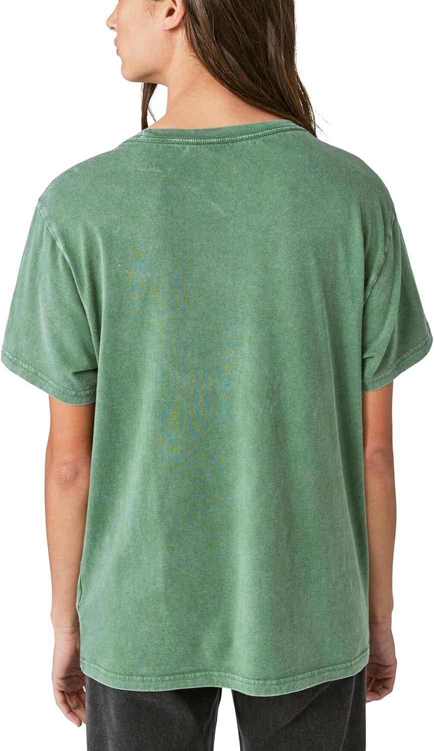 image:imageLucky Brand Womens Santa Claus Coca Cola Boyfriend TeeHunter Green
