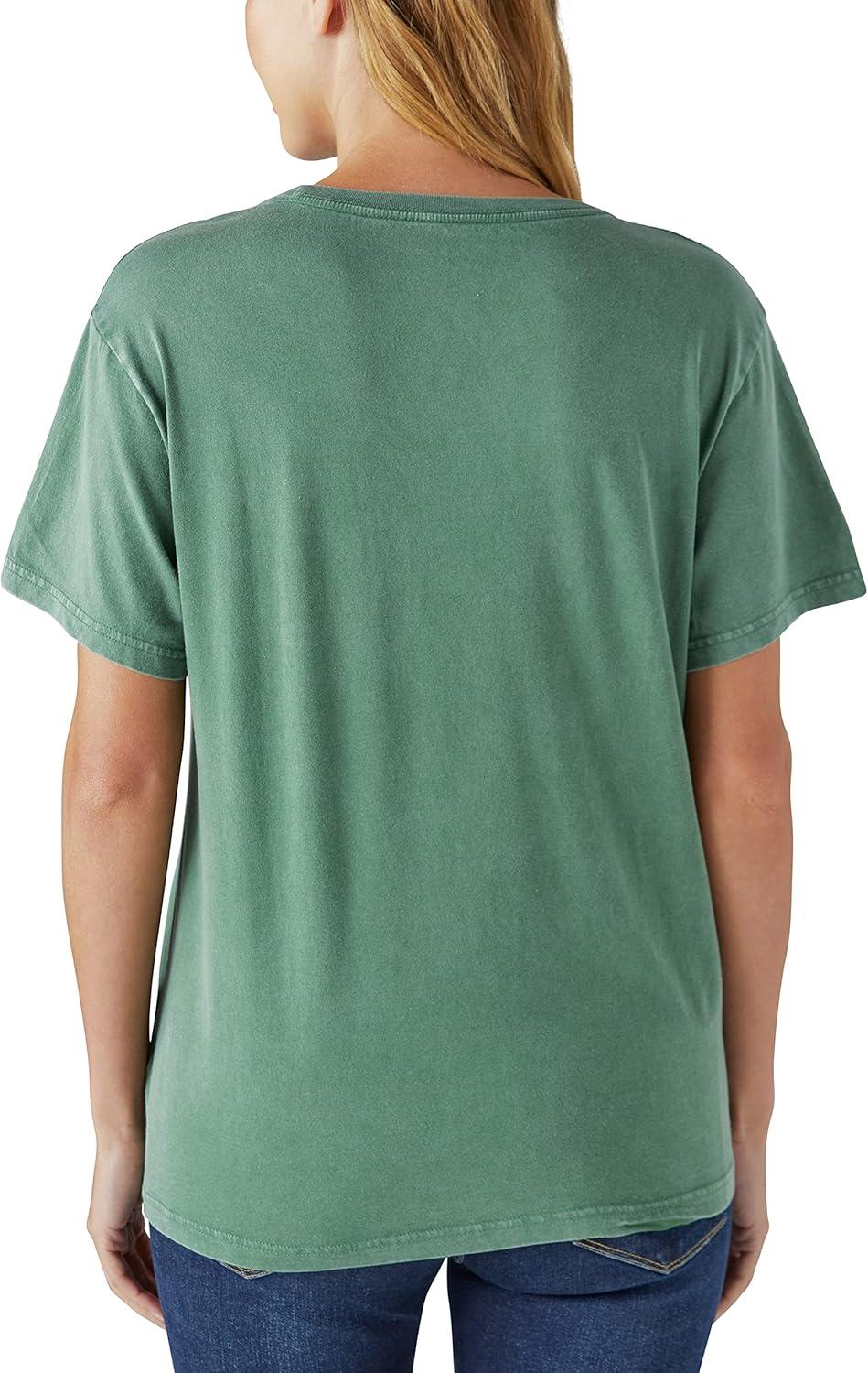 image:imageLucky Brand Womens Santa Claus Coca Cola Boyfriend TeeHunter Green