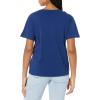 Lucky Brand Women’s ACDC Boyfriend Tee(Blue Depths)