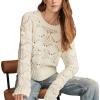 Lucky Brand Womens Bobble Crew(Tofu)