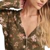 Lucky Brand Womens Floral Print Cardigan(Deep Depths Floral)