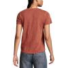 Lucky Brand Womens Lucky Brand Classic Crew Neck Tee(Cinnabar)