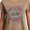 Lucky Brand Womens Lucky Brand Classic Crew Neck Tee(Cub)