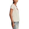Lucky Brand Womens Lucky Brand Classic Crew Neck Tee(Lilly White)