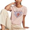 Lucky Brand Womens Lucky Brand Classic Crew Neck Tee(Pale Mauve)