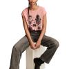 Lucky Brand Womens Lucky Brand Classic Crew Neck Tee(Peach Blossom)