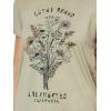 Lucky Brand Womens Lucky Brand Classic Crew Neck Tee(Sea Grass)