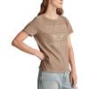 Lucky Brand Womens Lucky Brand Classic Crew Neck Tee(Walnut)