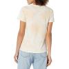 Lucky Brand Women’s Lucky Flower Classic Graphic Crew(Bisque)