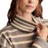 Lucky Brand Womens Mock Neck Tunic(Mhg Stripe)