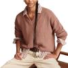 Lucky Brand Womens Notch Neck Pullover(Burlwood)