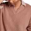 Lucky Brand Womens Notch Neck Pullover(Burlwood)