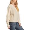 Lucky Brand Womens Notch Neck Pullover(Tofu)